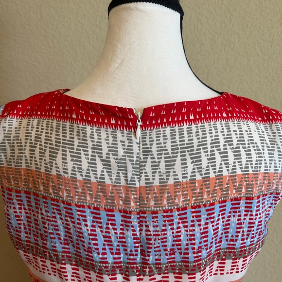 Antonio Melani Dress Size 6 Multicolor Sleeveless Sheath Career Casual - Picture 4 of 8